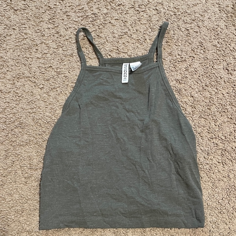 H&M Olive Tank Top